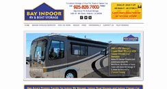 Desktop Screenshot of bayindoor-rvboatstorage.com